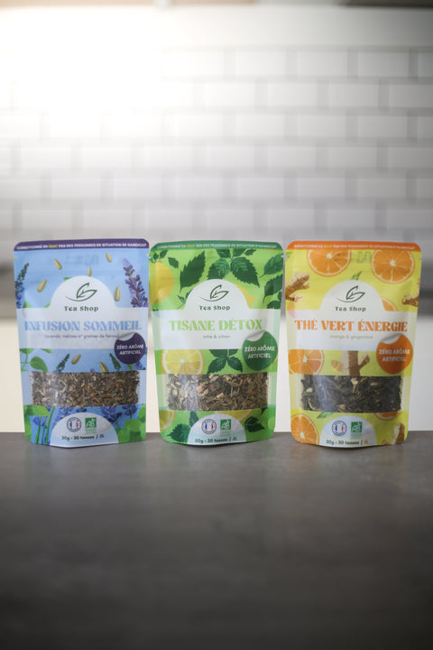 La gamme « Bien-être » Tea Shop : sommeil, détox et énergie au naturel
