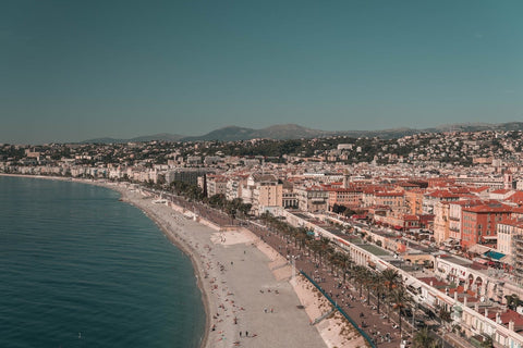 photo de la promenade des anglais a nice