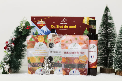 photo du coffret de noel tea shop