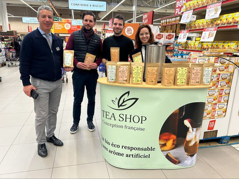 photo du rayon tea shop au carrefour de aix-en-provence