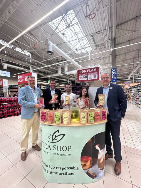 photo du rayon tea shop au carrefour de antibes