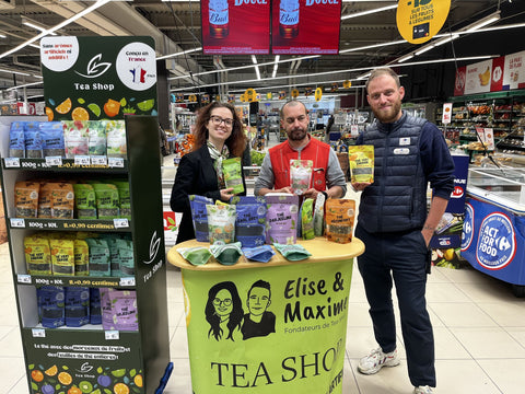 photo du rayon tea shop au leclerc de briancon