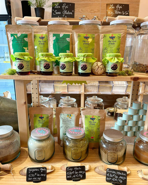 photo des produits tea shop a la crau