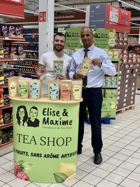 photo du rayon tea shop au carrefour nimes sud