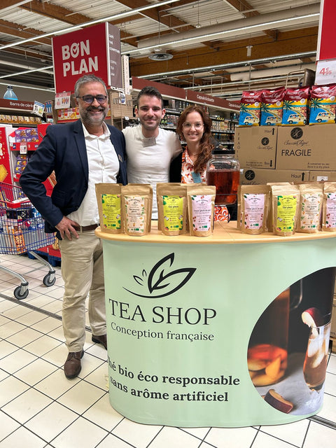 photo du rayon tea shop au carrefour de puget-sur-argens