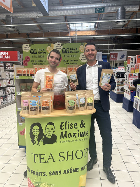 photo du rayon tea shop au carrefour de uzes