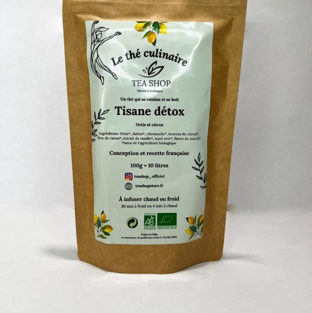 La Merveilleuse Tisane Détox Bio - Tea Shop